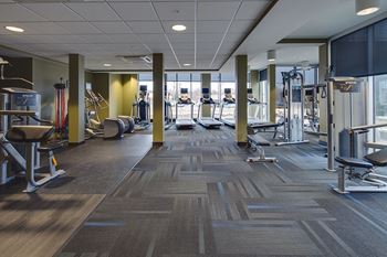 24-hour state-of-the-art fitness center and group fitness classes